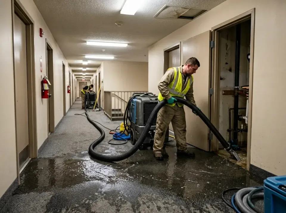 multi-unit-apartment-hallway-f-005 — frequently asked questions, Emergency Burst Pipe Water Extraction & Removal in Mecca, CA